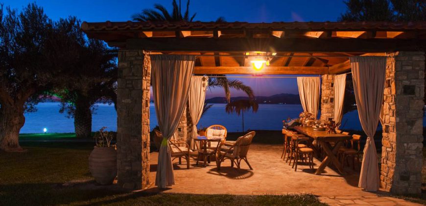 Unique property with private beach